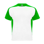 T-shirt technique avec manches raglan 140 g/m² Roly Direct Bugatti couleur vert deuxième vue