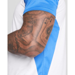 T-shirt technique avec manches raglan 140 g/m² Roly Direct Bugatti couleur blanc/bleu vue détaillée 2