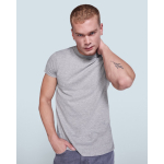T-shirt tubulaire en coton 150 g/m² Roly Direct Atomic couleur gris clair première vue d'usage