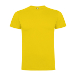 T-shirt en coton 165 g/m² Roly Direct Dogo Premium couleur jaune deuxième vue