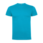 T-shirt en coton 165 g/m² Roly Direct Dogo Premium couleur turquoise deuxième vue