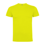 T-shirt en coton 165 g/m² Roly Direct Dogo Premium couleur jaune fluorescent deuxième vue
