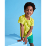 T-shirt en coton 165 g/m² Roly Direct Dogo Premium couleur jaune fluorescent deuxième vue d'usage