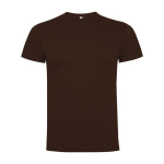 T-shirt en coton 165 g/m² Roly Direct Dogo Premium couleur marron foncé deuxième vue