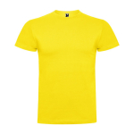 T-shirt en coton peigné 180 g/m² Roly Direct Braco couleur jaune deuxième vue