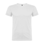 T-shirt en coton à mailles fines 155 g/m² Roly Direct Beagle couleur blanc deuxième vue