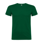 T-shirt en coton à mailles fines 155 g/m² Roly Direct Beagle couleur vert bouteille deuxième vue