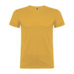 T-shirt en coton à mailles fines 155 g/m² Roly Direct Beagle couleur jaune foncé deuxième vue