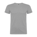 T-shirt en coton à mailles fines 155 g/m² Roly Direct Beagle couleur gris clair chiné deuxième vue