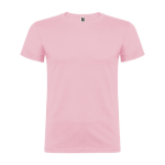 T-shirt en coton à mailles fines 155 g/m² Roly Direct Beagle couleur rose clair  deuxième vue