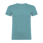 T-shirt en coton à mailles fines 155 g/m² Roly Direct Beagle couleur bleu pastel deuxième vue