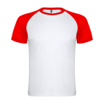 T-shirt de sport bicolore 140 g/m² Roly Direct Indianapolis couleur taupe deuxième vue