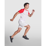 T-shirt de sport bicolore 140 g/m² Roly Direct Indianapolis couleur taupe première vue d'usage