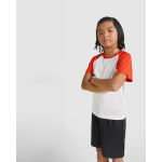 T-shirt de sport bicolore 140 g/m² Roly Direct Indianapolis couleur taupe deuxième vue d'usage