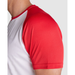 T-shirt de sport bicolore 140 g/m² Roly Direct Indianapolis couleur taupe vue détaillée 1