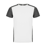 T-shirt technique en polyester 135 g/m² Roly Direct Zolder couleur noir deuxième vue