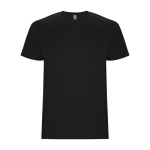 T-shirt manches courtes en coton 190 g/m² Roly Direct Stafford couleur noir deuxième vue