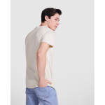 T-shirt manches courtes en coton 190 g/m² Roly Direct Stafford couleur noir quatrième vue d'usage