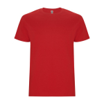 T-shirt manches courtes en coton 190 g/m² Roly Direct Stafford couleur rouge deuxième vue
