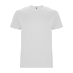 T-shirt manches courtes en coton 190 g/m² Roly Direct Stafford couleur blanc deuxième vue