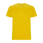 T-shirt manches courtes en coton 190 g/m² Roly Direct Stafford couleur jaune deuxième vue