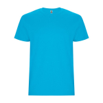 T-shirt manches courtes en coton 190 g/m² Roly Direct Stafford couleur turquoise deuxième vue