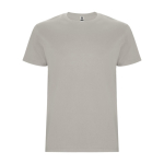 T-shirt manches courtes en coton 190 g/m² Roly Direct Stafford couleur argenté mat deuxième vue