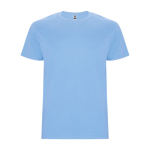 T-shirt manches courtes en coton 190 g/m² Roly Direct Stafford couleur bleu ciel deuxième vue