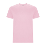 T-shirt manches courtes en coton 190 g/m² Roly Direct Stafford couleur rose clair  deuxième vue