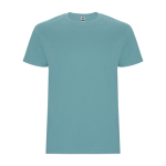 T-shirt manches courtes en coton 190 g/m² Roly Direct Stafford couleur bleu gris deuxième vue