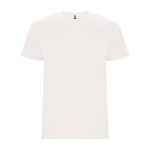 T-shirt manches courtes en coton 190 g/m² Roly Direct Stafford couleur blanc cassé deuxième vue