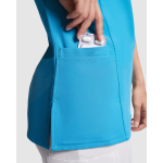Blouse pour femme à manches courtes 170 g/m² Roly Ferox couleur blanc vue détaillée 1