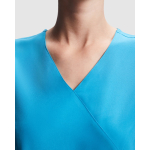 Blouse pour femme à manches courtes 170 g/m² Roly Ferox couleur blanc vue détaillée 2