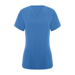 Blouse pour femme à manches courtes 170 g/m² Roly Ferox couleur bleu bondi deuxième vue