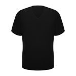 Blouse à manches courtes 170 g/m² Roly Ferox couleur noir deuxième vue