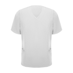 Blouse à manches courtes 170 g/m² Roly Ferox couleur blanc deuxième vue