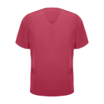 Blouse à manches courtes 170 g/m² Roly Ferox couleur rose deuxième vue