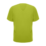 Blouse à manches courtes 170 g/m² Roly Ferox couleur vert pistache deuxième vue