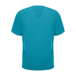 Blouse à manches courtes 170 g/m² Roly Ferox couleur bleu bondi deuxième vue