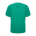Blouse à manches courtes 170 g/m² Roly Ferox couleur vert émeraude deuxième vue