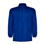 Imperméable unisexe avec capuche 70 g/m² Roly Direct Escocia couleur bleu roi deuxième vue