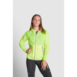 Coupe-vent avec capuche et poche arrière 60 g/m² Roly Direct Angelo couleur noir sixième vue d'usage