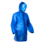 Imperméable finitions thermosoudées avec fermeture centrale et capuche première vue d'usage