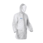 Imperméable finitions thermosoudées avec fermeture centrale et capuche vue principale