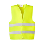 Gilet haute visibilité avec bandes réfléchissantes Roly Sirio couleur jaune fluorescent deuxième vue