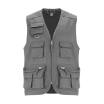 Gilet de travail multi-poches 200 g/m² Roly Venera couleur gris taupe deuxième vue