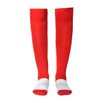 Chaussettes sport en polyester Roly Direct Soccer couleur rouge deuxième vue