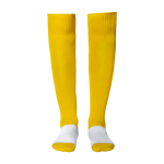 Chaussettes sport en polyester Roly Direct Soccer couleur jaune deuxième vue