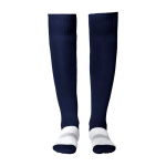 Chaussettes sport en polyester Roly Direct Soccer couleur bleu marine deuxième vue