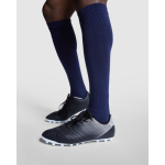 Chaussettes sport en polyester Roly Direct Soccer couleur bleu marine quatrième vue d'usage